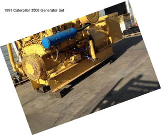 1991 Caterpillar 3508 Generator Set