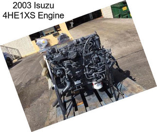 2003 Isuzu 4HE1XS Engine