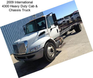 2009 International 4300 Heavy Duty Cab & Chassis Truck