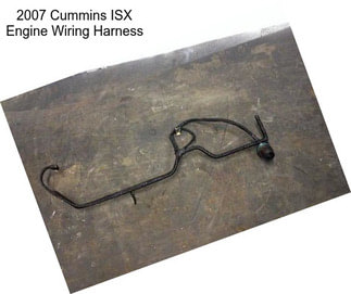 2007 Cummins ISX Engine Wiring Harness