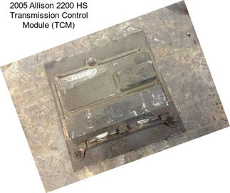 2005 Allison 2200 HS Transmission Control Module (TCM)