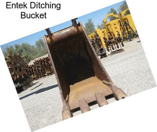 Entek Ditching Bucket