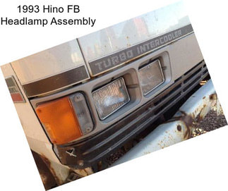 1993 Hino FB Headlamp Assembly