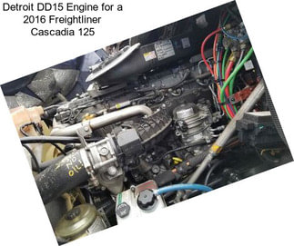 Detroit DD15 Engine for a 2016 Freightliner Cascadia 125