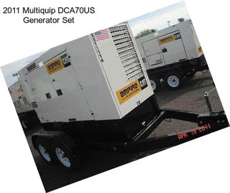 2011 Multiquip DCA70US Generator Set