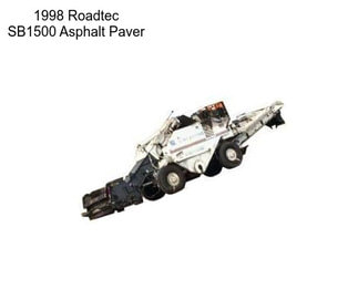 1998 Roadtec SB1500 Asphalt Paver