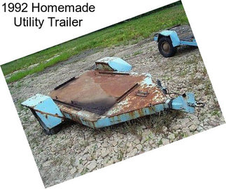 1992 Homemade Utility Trailer