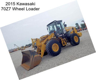 2015 Kawasaki 70Z7 Wheel Loader