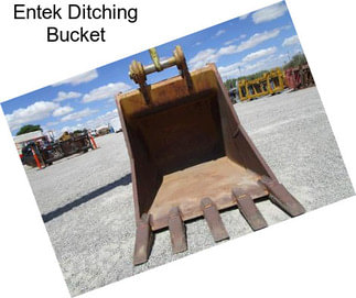 Entek Ditching Bucket