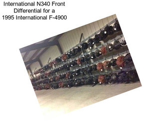 International N340 Front Differential for a 1995 International F-4900