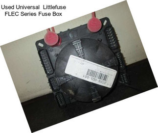 Used Universal  Littlefuse FLEC Series Fuse Box