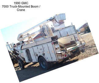 1990 GMC 7000 Truck-Mounted Boom / Crane