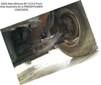 2009 Axle Alliance AF-12.0-3 Front Axle Assembly for a FREIGHTLINER CASCADIA