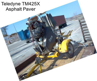 Teledyne TM425X Asphalt Paver