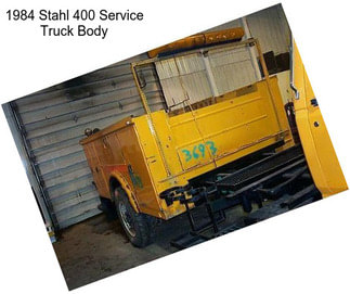 1984 Stahl 400 Service Truck Body