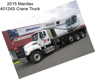 2015 Manitex 40124S Crane Truck