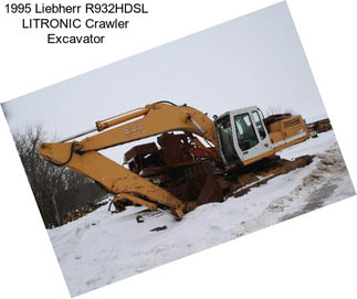 1995 Liebherr R932HDSL LITRONIC Crawler Excavator