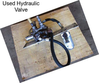 Used Hydraulic Valve