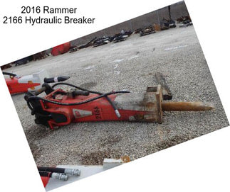 2016 Rammer 2166 Hydraulic Breaker