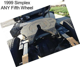 1999 Simplex ANY Fifth Wheel