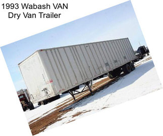 1993 Wabash VAN Dry Van Trailer