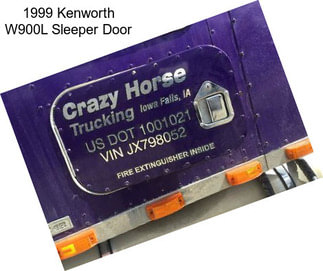 1999 Kenworth W900L Sleeper Door