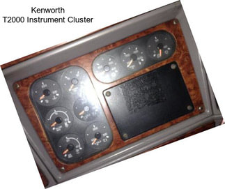 Kenworth T2000 Instrument Cluster