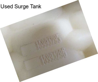 Used Surge Tank