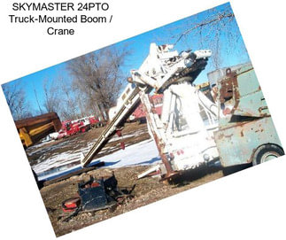 SKYMASTER 24PTO Truck-Mounted Boom / Crane