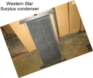 Western Star Surplus condenser