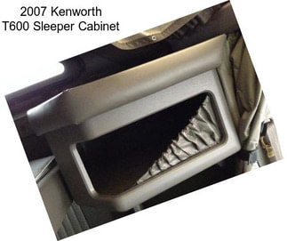 2007 Kenworth T600 Sleeper Cabinet