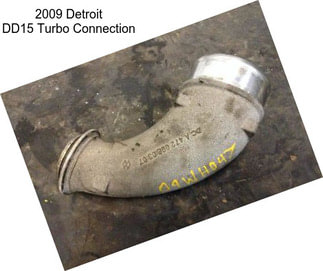 2009 Detroit DD15 Turbo Connection