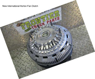 New International Horton Fan Clutch