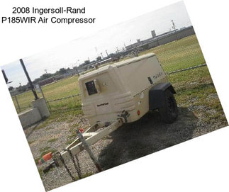 2008 Ingersoll-Rand P185WIR Air Compressor