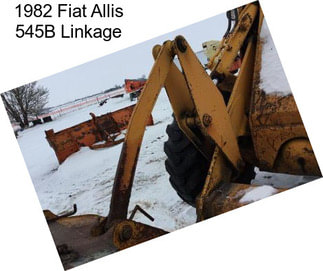 1982 Fiat Allis 545B Linkage