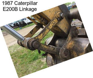 1987 Caterpillar E200B Linkage