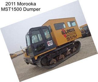 2011 Morooka MST1500 Dumper