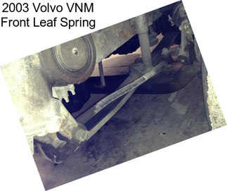 2003 Volvo VNM Front Leaf Spring