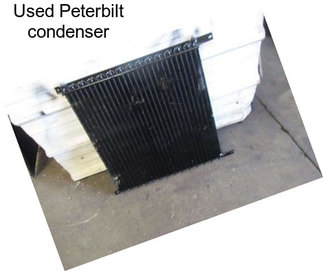 Used Peterbilt condenser