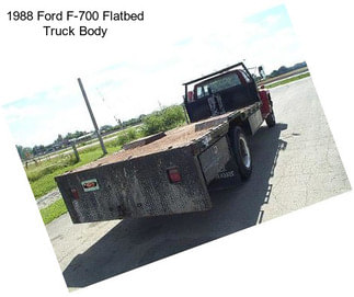 1988 Ford F-700 Flatbed Truck Body