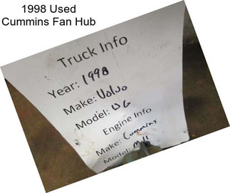 1998 Used Cummins Fan Hub