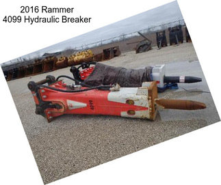 2016 Rammer 4099 Hydraulic Breaker