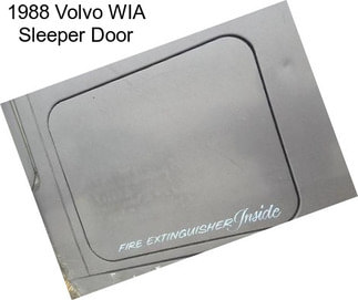 1988 Volvo WIA Sleeper Door