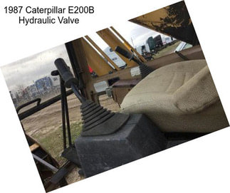 1987 Caterpillar E200B Hydraulic Valve