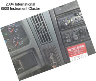 2004 International 8600 Instrument Cluster