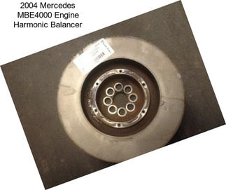 2004 Mercedes MBE4000 Engine Harmonic Balancer