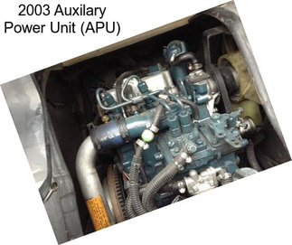 2003 Auxilary Power Unit (APU)