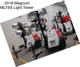 2018 Magnum MLT6S Light Tower