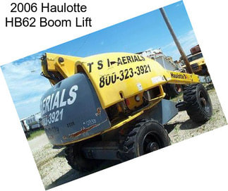 2006 Haulotte HB62 Boom Lift