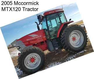 2005 Mccormick MTX120 Tractor